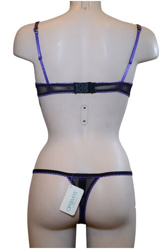 Σετ Σουτιέν Off Limits & String - Animal Print - B cup