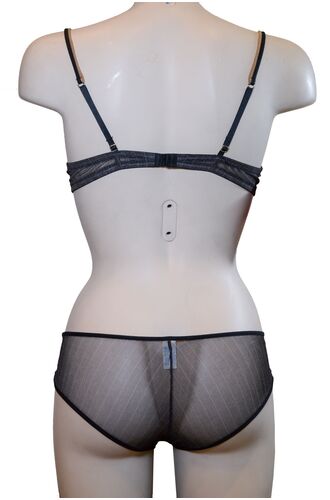 Σετ Σουτιέν Selmark & Slip - Καφέ - B cup