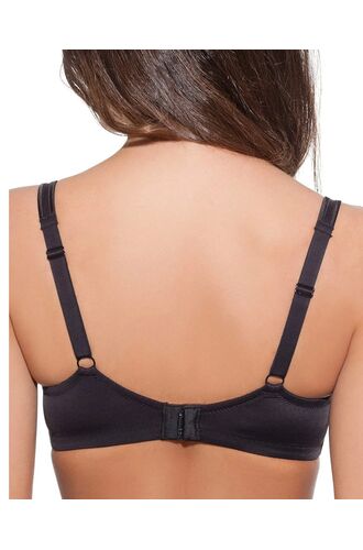 Σουτιέν Selene Sara - Μαύρο - Για μεγάλο στήθος - Τέλειο Κράτημα - Cup D - E