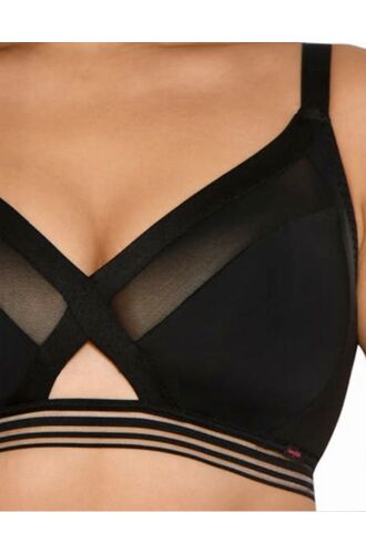 Bralette - Curvy Kate - Χωρίς Ενίσχυση - Χωρίς Μπανέλα - Μαύρο - Μεγάλα Μεγέθη