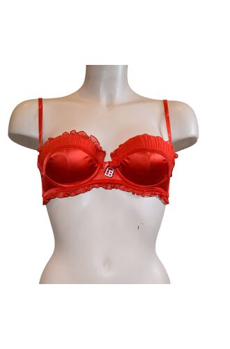 Σουτιέν Biagiotti - Σατέν Κόκκινο - B cup