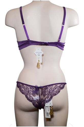 Σετ Σουτιέν Prelude & Brazil - Μωβ - Δαντέλα - B cup