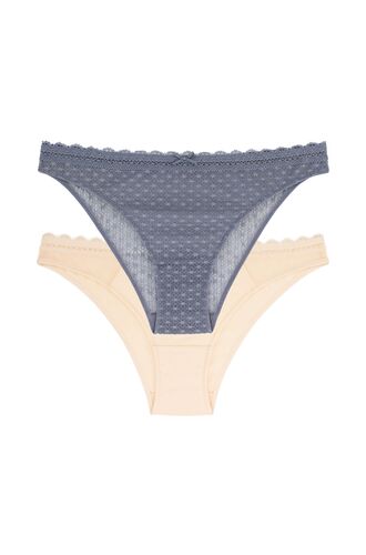 Dorina Γυναικείο Brazil Reese - 1+1 ΔΩΡΟ - Γκρι & Μπεζ