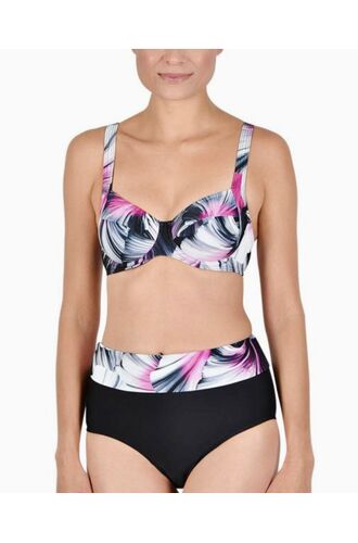 Σετ Γυναικείο μαγιό Naturana - Μπικίνι - Plus size - Εμπριμέ - Χωρίς ενίσχυση - D cup