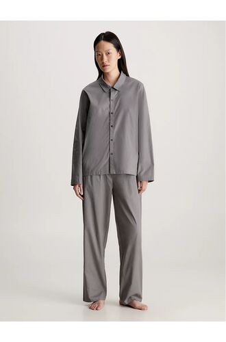 Γυναικεία πυτζάμα Calvin Klein - Σεμιζιέ - ΓκριΓυναικεία πυτζάμα Calvin Klein - Σεμιζιέ - Γκρι