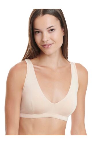 Γυναικείο Bralette Walk - Μπεζ σουτιέν - Ίνες bamboo