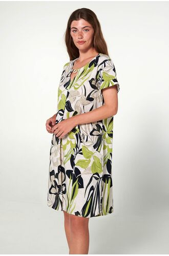 Γυναικείο Beachwear Vamp - Εμπριμέ Φόρεμα Καλοκαιρινό - ΚοντόΓυναικείο Beachwear Vamp - Εμπριμέ Φόρεμα Καλοκαιρινό - Κοντό