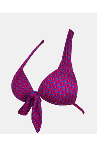 Γυναικείο Μαγιό Push Up τρίγωνο Rock Club - Windy print - Bikini Cup B - Regular Fit - Lycra