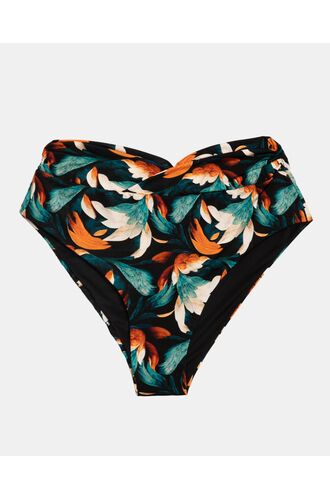 Μαγιό slip Plus Size Rock Club - Ψηλόμεσο - Μπικίνι κρουαζέ - Art Print