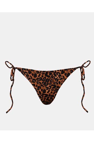 Μαγιό σλιπ Rock Club - Leo Print - Mε κορδόνι - Μπικίνι Κανονικό