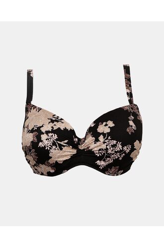 Μαγιό top Rock Club - Peony print - Bikini για μεγάλο στήθος - Cup E