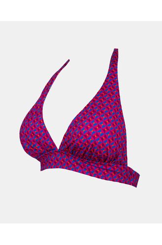 Μαγιό τρίγωνο Rock Club - Windy  Print τοπ Bikini - Σταθερό cup C