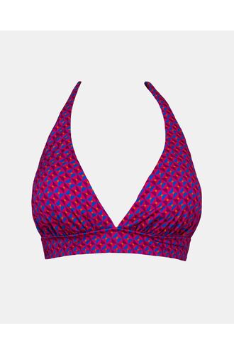 Μαγιό τρίγωνο Rock Club - Windy  Print τοπ Bikini - Σταθερό cup C