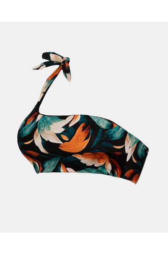 Μαγιό τρίγωνο Rock Club - Art print - Bikini τοπ - Ένας ώμος