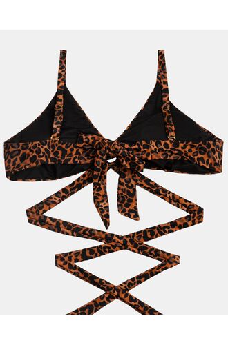 Μαγιό τρίγωνο Rock Club - Leo με κρίκο - Τοπ Bikini - Plus SizeΜαγιό τρίγωνο Rock Club - Leo με κρίκο - Τοπ Bikini - Plus Size