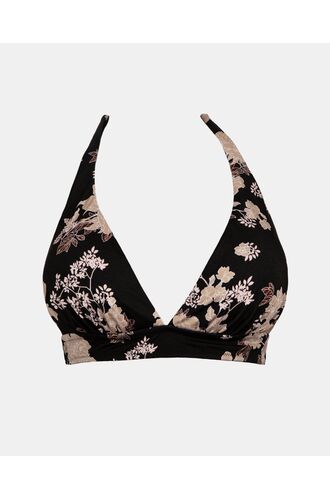 Μαγιό τρίγωνο Rock Club - Peony Print τοπ Bikini - Σταθερό cup C