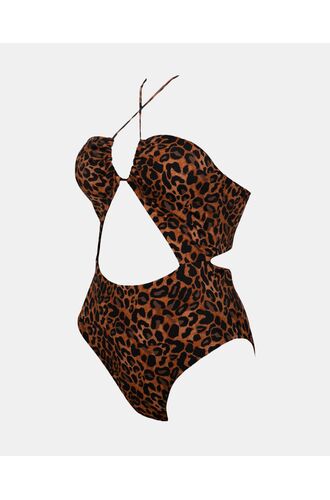 Γυναικείο μαγιό ολόσωμο Rock Club Leo - Πολυμορφικό - Animal - Κανονικό