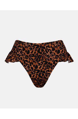 Μαγιό slip Rock Club - Leo print - Μπικίνι με φραμπαλά - Ψηλόμεσο