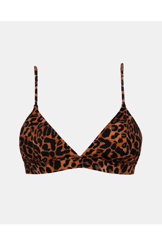Μαγιό top Rock Club - Leo print - Bikini Τρίγωνο με Λάστιχο - Cup C