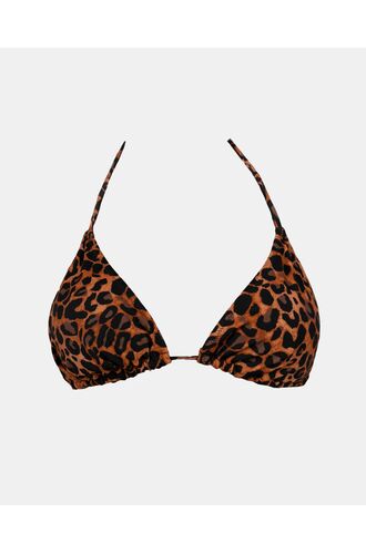 Μαγιό τρίγωνο Rock Club - Leo print - Τοπ Bikini - Regular Fit - Lycra