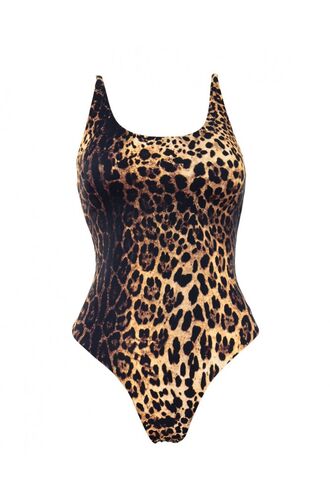 Γυναικείο μαγιό ολόσωμο Rock Club - Animal print - Κανονικό