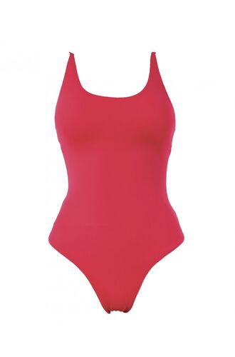 Γυναικείο μαγιό ολόσωμο Rock Club - Κόκκινο - Brazil