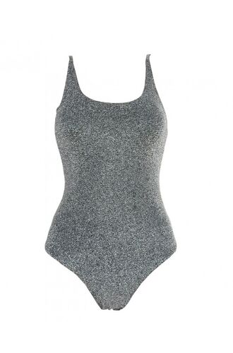 Γυναικείο μαγιό ολόσωμο Rock Club - Μαύρο Lurex - Brazil