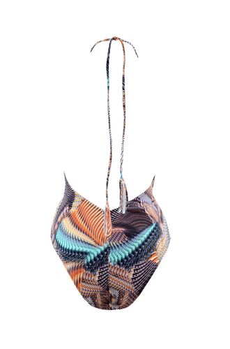 Γυναικείο μαγιό ολόσωμο Rock Club - Vibes - V Neck - Κανονικό