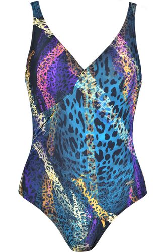 Γυναικείο ολόσωμο μαγιό Naturana - Animal - Plus size - Cup D