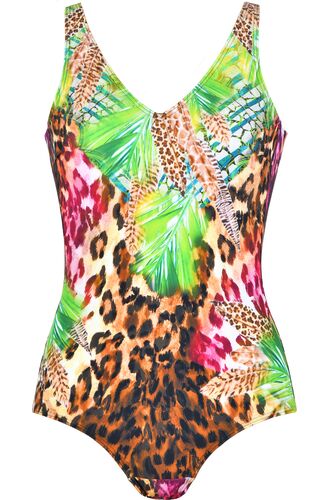 Γυναικείο ολόσωμο μαγιό Naturana - Plus size - Εμπριμέ - Cup D