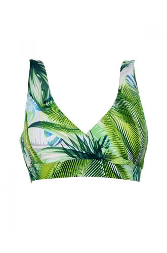 Μαγιό αθλητικό Rock Club - Bali print - Μπουστάκι κρουαζέ