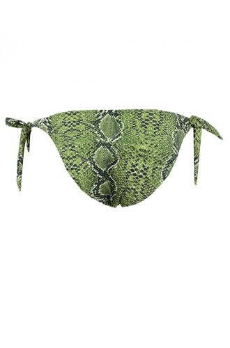 Μαγιό slip Rock Club - Χακί Snake - Μπικίνι δετό - Κανονικό