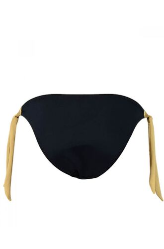 Μαγιό slip Rock Club - Μαύρο - Μπικίνι δετό - Κανονικό