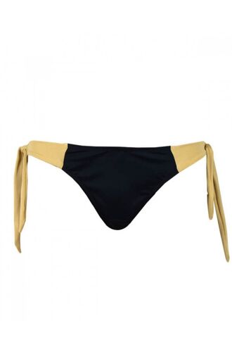 Μαγιό slip Rock Club - Μαύρο - Μπικίνι δετό - Κανονικό