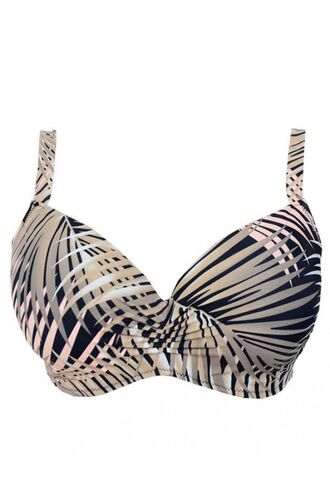 Μαγιό σουτιέν Rock Club - Μεγάλο στήθος - Sahara print - Cup D E