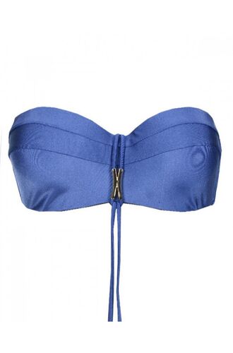 Μαγιό Strapless Rock Club - Bikini Blue - Μεγάλο στήθος - Cup D