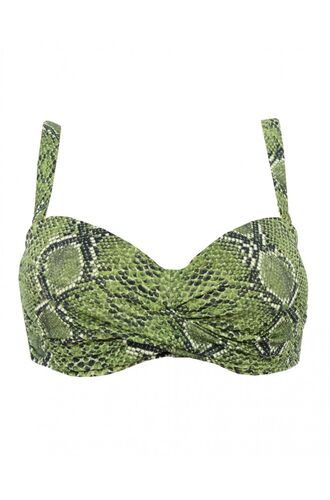 Μαγιό Strapless Rock Club - Bikini Snake - Μεγάλο στήθος - Cup D