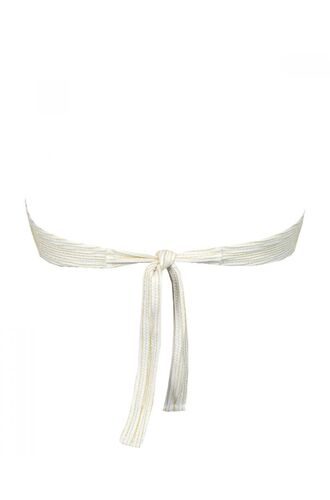 Μαγιό Strapless Rock Club - Λευκό Lurex - Bikini push-up - Cup B