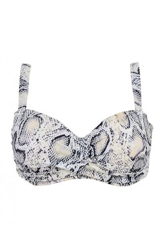 Μαγιό Strapless Rock Club - Snake Bikini - Μεγάλο στήθος - Cup D