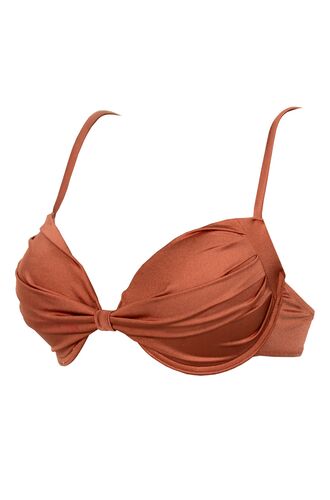 Μαγιό top Rock Club - Push Up - Bronze Bikini - Cup C