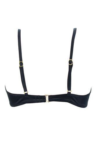 Μαγιό top Rock Club - Push Up - Μαύρο Bikini - Cup C