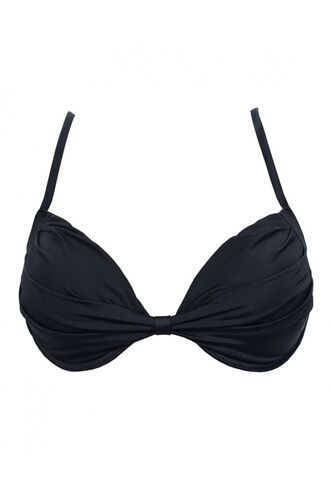 Μαγιό top Rock Club - Push Up - Μαύρο Bikini - Cup C