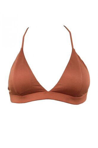 Μαγιό τρίγωνο Rock Club - Bronze - Τοπ Bikini - Σταθερό cup C