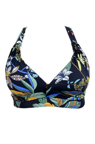 Μαγιό τρίγωνο Rock Club - Εμπριμέ Bikini - Μεγάλο στήθος - Cup E