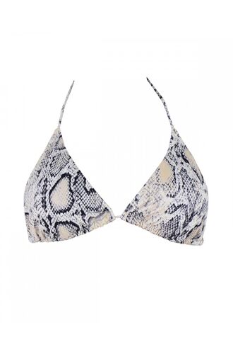 Μαγιό τρίγωνο Rock Club - Snake Print - τοπ Bikini - Cup B/C