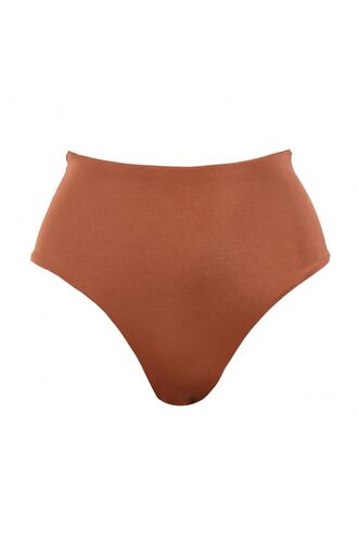 Ψηλόμεσο μαγιό brazil Rock Club - Mix and Match σλιπ - Lurex Bronze