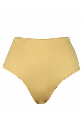 Ψηλόμεσο μαγιό brazil Rock Club - Mix and Match σλιπ - Lurex Χρυσό