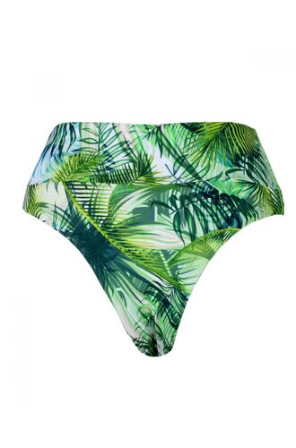 Ψηλόμεσο μαγιό slip Rock Club - Bali print - Mix and Match - Barazil