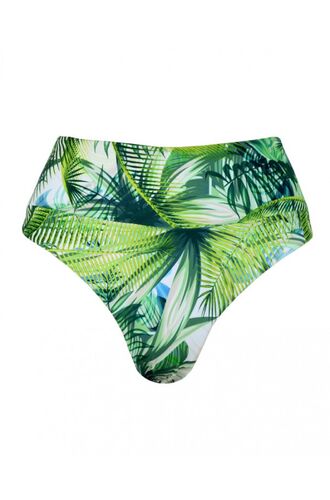 Ψηλόμεσο μαγιό slip Rock Club - Bali print - Mix and Match - Barazil