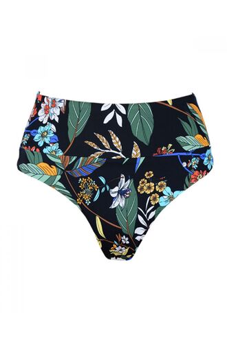 Ψηλόμεσο μαγιό slip Rock Club - Φλοράλ - Mix and Match - Barazil